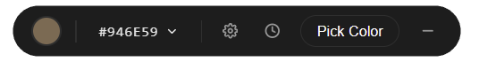 Interface de l’app